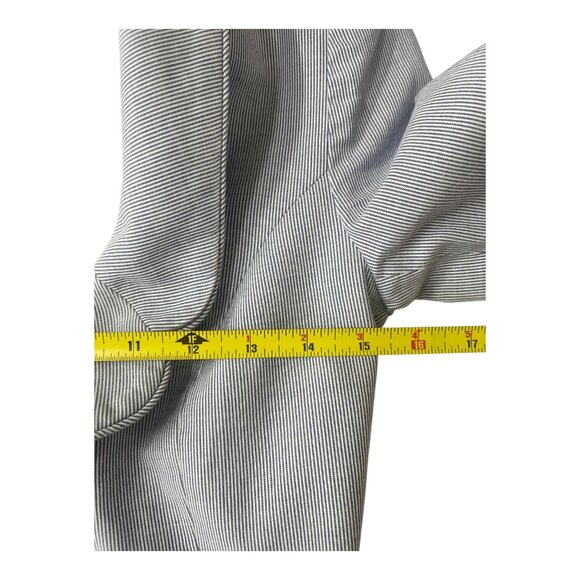 Snow from St. Barth Women's Suit Blue & White Stripes Pants & Jacket Size 36/38 - Picture 5 of 15